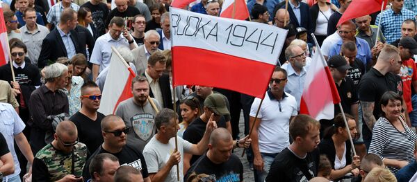 Марш памяти жертв Волынской резни в Польше - Sputnik Беларусь