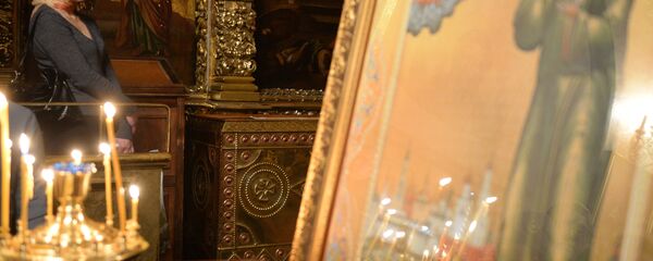 Богослужение в соборе первоверховных апостолов Петра и Павла в Казани - Sputnik Беларусь