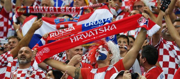 Болельщики сборной Хорватии - Sputnik Беларусь