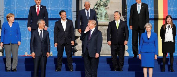 Участники саммита НАТО в Брюсселе - Sputnik Беларусь