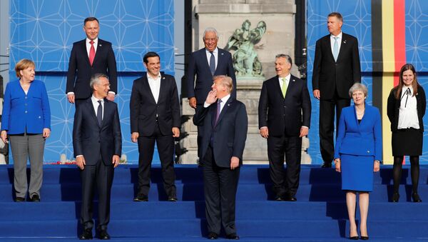 Участники саммита НАТО в Брюсселе - Sputnik Беларусь