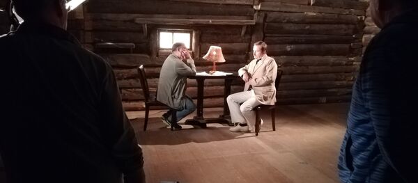 Здымкі фільма пад працоўнай назвай Пакуль будзе неба - Sputnik Беларусь