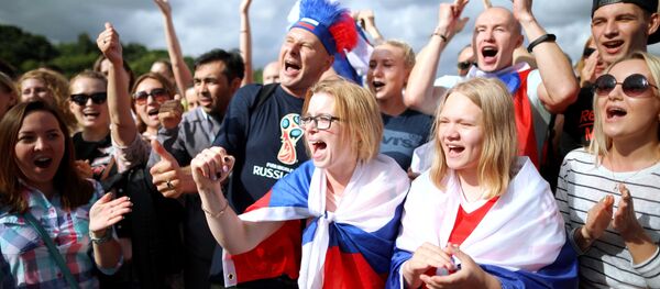 Болельщики сборной России - Sputnik Беларусь