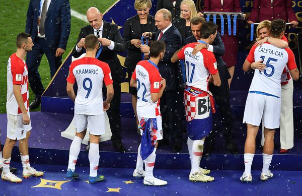 Награждение победителей ЧМ-2018 по футболу - Sputnik Беларусь