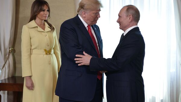 Встреча президента РФ Владимира Путина и президента США Дональда Трампа в Хельсинки - Sputnik Беларусь