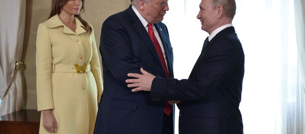 Встреча президента РФ Владимира Путина и президента США Дональда Трампа в Хельсинки Встреча президента РФ Владимира Путина и президента США Дональда Трампа в Хельсинки - Sputnik Беларусь