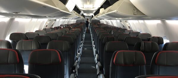 Салон лайнера Boeing 737 MAX 8 - Sputnik Беларусь