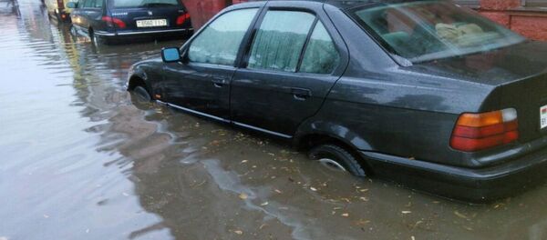 Во вторник в Минске подтоплены оказались несколько участков дорог - Sputnik Беларусь