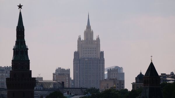 Высотное здание министерства иностранных дел РФ - Sputnik Беларусь
