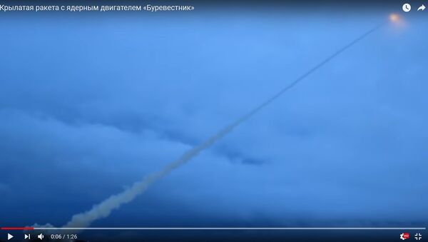 Ракета с ядерным двигателем: кадры первого пуска Буревестника - Sputnik Беларусь