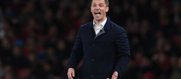 Главный тренер ПФК ЦСКА Виктор Ганчаренко - Sputnik Беларусь