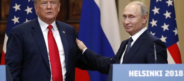 Встреча президента РФ Владимира Путина и президента США Дональда Трампа в Хельсинки - Sputnik Беларусь