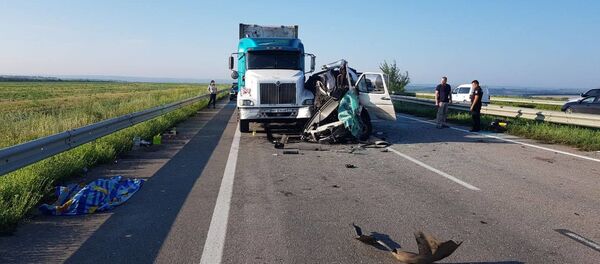 ДТП с белорусским туристическим автобусом на Украине - Sputnik Беларусь