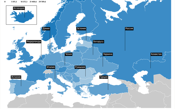 Рейтинг стран Европы по доступности электроэнергии для населения: 1-е полугодие 2018 - Sputnik Беларусь