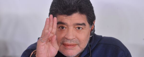 Футболист, председатель правления белорусского ФК Динамо-Брест Диего Марадона - Sputnik Беларусь