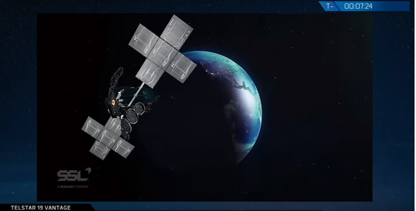 Ракета Falcon 9 стартовала с космодрома в США с канадским спутником Telstar 19 Vantage - Sputnik Беларусь