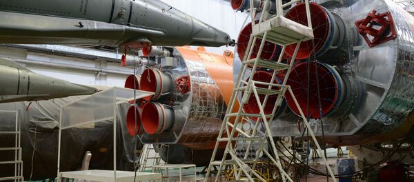 Сборка ракет-носителей типа Союз-2, архивное фото - Sputnik Беларусь