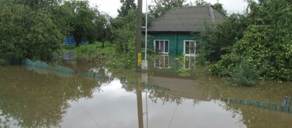 Из-за сильных ливней в Могилеве были подтоплены дороги и здания - Sputnik Беларусь