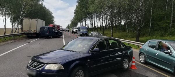 Последствия ДТП под Молодечно - Sputnik Беларусь