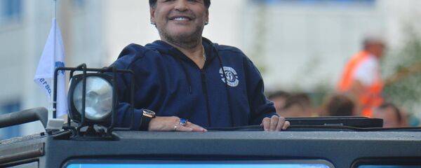 Футболист, председатель правления белорусского ФК Динамо-Брест Диего Марадона - Sputnik Беларусь