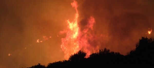 Пожар в Греции - Sputnik Беларусь
