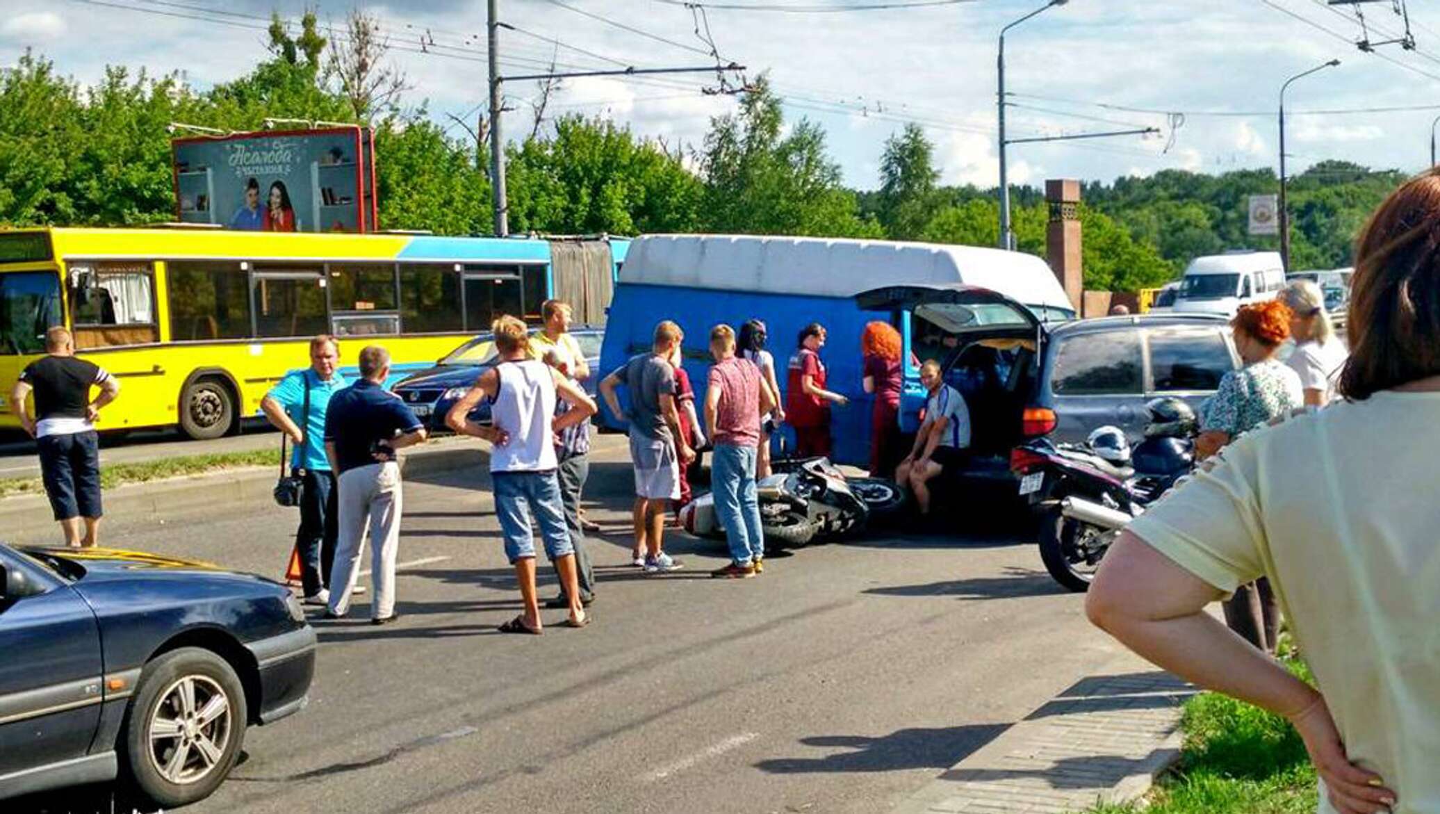 Массовая авария произошла в Гродно - 25.07.2018, Sputnik Беларусь