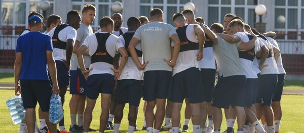 Футболисты брестского Динамо на тренировке - Sputnik Беларусь