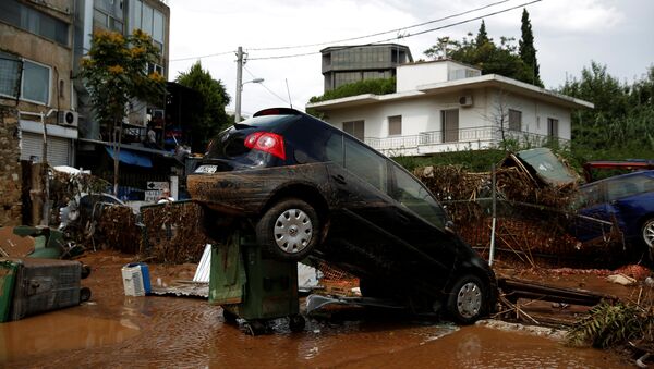 Наводнение в Греции - Sputnik Беларусь