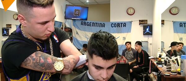 Безрукий парикмахер – лучший в Аргентине Безрукий парикмахер – лучший в Аргентине - Sputnik Беларусь