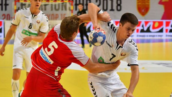 Сборная юниоров Беларуси (U-20) обыграла сверстников из Швейцарии в полуфинальном матче чемпионата Европы-2018 - Sputnik Беларусь