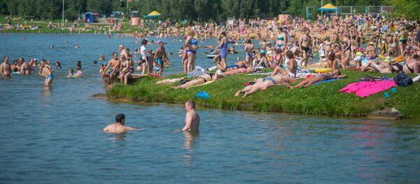 Пляжи Минска: Цнянка - Sputnik Беларусь