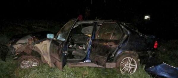 В Ивацевичском районе BMW вылетел в кювет и опрокинулся В Ивацевичском районе BMW вылетел в кювет и опрокинулся - Sputnik Беларусь