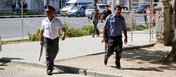 Сотрудники полиции Таджикистана, архивное фото - Sputnik Беларусь