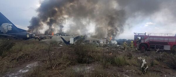 Крушение самолета в Мексике - Sputnik Беларусь