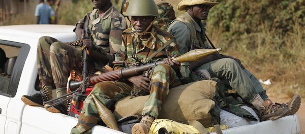 Боевики Селеки проезжают через столицу ЦАР - город Банги - Sputnik Беларусь