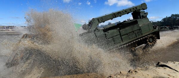 Спаборніцтвы інжынерных войскаў, архіўнае фота Спаборніцтвы інжынерных войскаў, архіўнае фота - Sputnik Беларусь