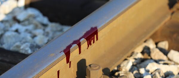 Кровь на рельсах, архивное фото - Sputnik Беларусь