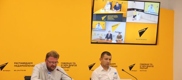 Тэлемост аб пошукавай працы ў мультымедыйным прэс-цэнтры Sputnik Тэлемост аб пошукавай працы ў мультымедыйным прэс-цэнтры Sputnik - Sputnik Беларусь