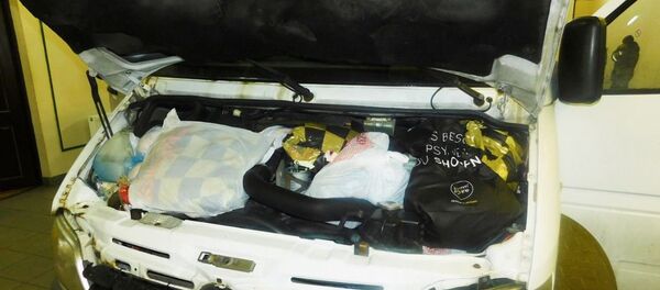 Тайник контрабандистов в микроавтобусе Тайник контрабандистов в микроавтобусе - Sputnik Беларусь