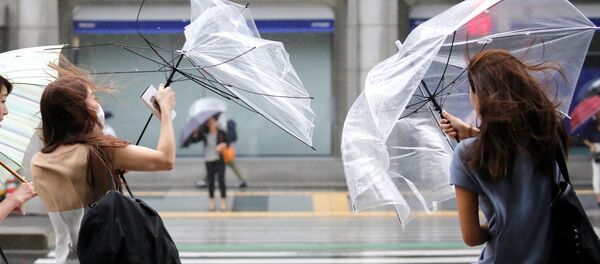 Тайфун Шаншан надвигается на Японию - Sputnik Беларусь