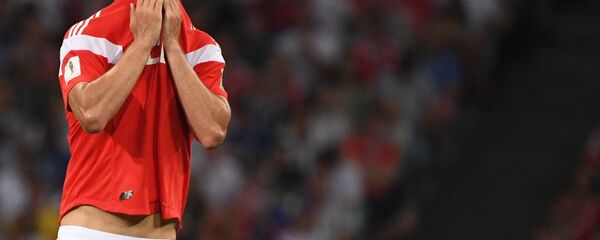 Нападающий сборной России и Зенита Артем Дзюба Нападающий сборной России и Зенита Артем Дзюба - Sputnik Беларусь