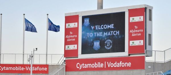 Табло на стадионе в Греции Табло на стадионе в Греции - Sputnik Беларусь