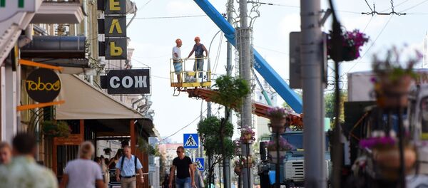 Гомель рыхтуецца да прыезду Аляксандра Лукашэнкі Гомель рыхтуецца да прыезду Аляксандра Лукашэнкі - Sputnik Беларусь