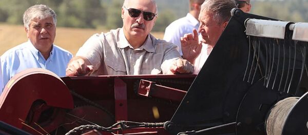 Президент Беларуси Александр Лукашенко в Могилевской области - Sputnik Беларусь