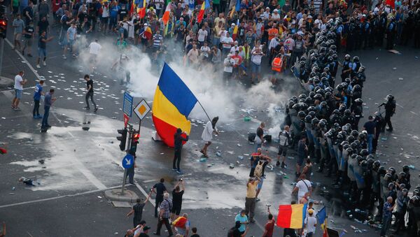 Акции протеста в Бухаресте - Sputnik Беларусь