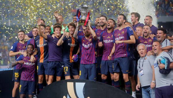 Барселона выиграла Суперкубок Испании по футболу - Sputnik Беларусь