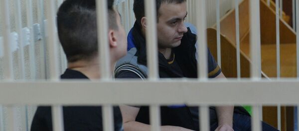 Обвиняемые по делу Коржича в зале суда - Sputnik Беларусь