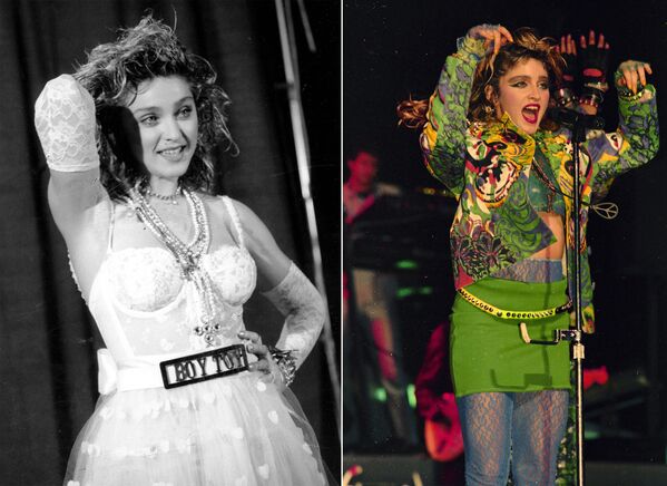 Музыкальная карьера Мадонны началась в 1982 году. А к 1985-му в США началась мадонномания. - Sputnik Беларусь