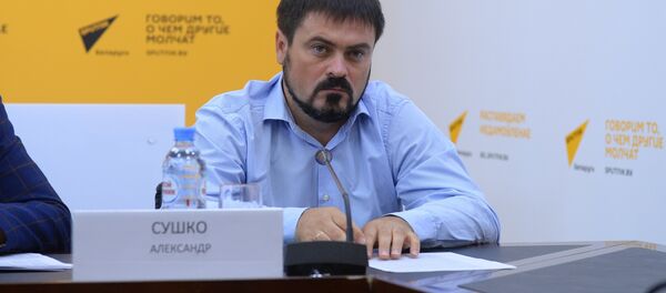 Кіраўнік праекта ў Group-IB па прадухіленні і расследаванні кіберзлачынстваў Аляксандр Сушко Кіраўнік праекта ў Group-IB па прадухіленні і расследаванні кіберзлачынстваў Аляксандр Сушко - Sputnik Беларусь