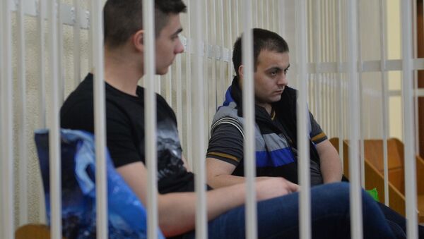 Военнослужащие, обвиняемые в издевательствах над солдатами в Печах - Sputnik Беларусь